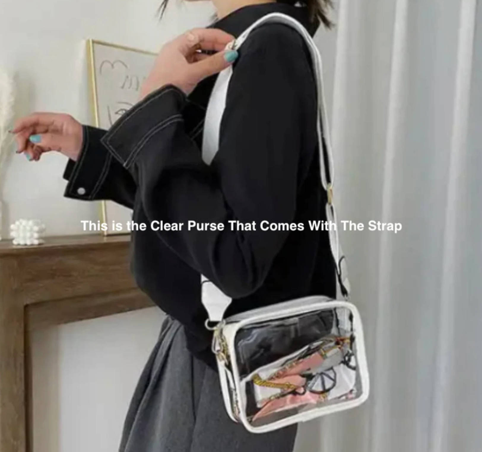 clear stadium bag

